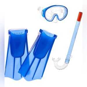 Speedo Aqua Quest Swim Mask, Snorkel & Fins Set.